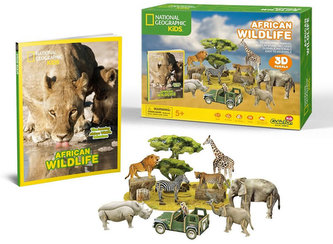 Puzzle 3D Africká divočina NG-69 dielikov