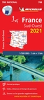 Southwestern France 2021 - Michelin National Map 708
