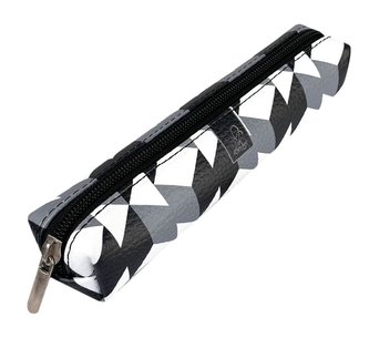 Piórnik mini prostokąt Kostki szare PPM-93