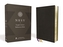 NRSV, Single-Column Reference Bible, Premium Goatskin Leather, Black, Premier Collection, Art Gilded Edges, Comfort Prin