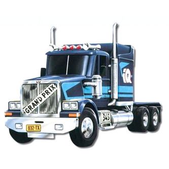 Stavebnica Monti 43 Racing Truck Western star 1:48 v krabici 22x15x6cm