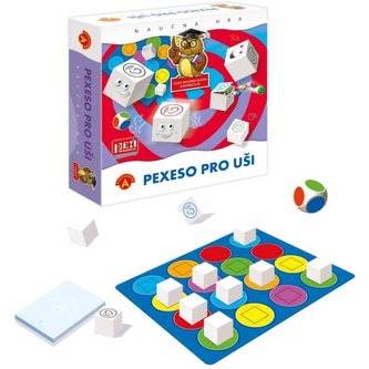 Pexeso pre uši spoločenská hra v krabici 24,5x25,5x6cm