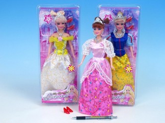 Panenka princezna kloubová 29cm 3 druhy v krabičce