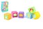 Dětské pískací kostky gumové 6ks v krabici 16x23x6cm 6m+