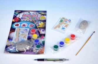 Maľovanie na kamene na karte 16x28cm