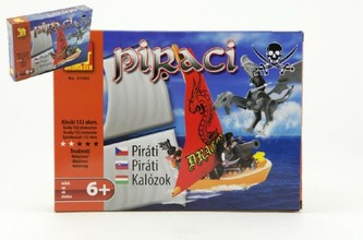 Stavebnice Dromader Piráti 27405 132ks v krabici 25,5x18,5x4,5cm