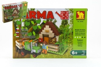 Stavebnice Dromader Farma 28502 210ks v krabici 32x21,5x5cm