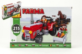 Stavebnice Dromader Farma 28505 215ks v krabici 32x21,5x5cm