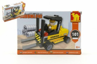 Stavebnice Dromader Auto Vysokozdvižný Vozík 29402 101ks v krabici 22x15x4,5cm