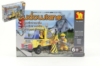 Stavebnice Dromader Auto Míchačka 29403 115ks v krabici 22x15x4,5cm