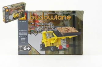 Stavebnice Dromader Auto Bagr 29412 118ks v krabici 22x15x4,5cm