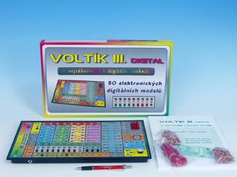 Voltík III. spoločenská hra na batérie v krabici 40x24,5x4,5cm