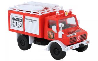 Stavebnica Monti 16 Fire Brigade Mercedes Unimog 1:48 v krabici 22x15x6cm
