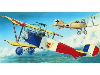Model Nieuport 11/16 Baby 12,9x16,2cm v krabici 31x13,5x3,5cm