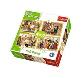 Puzzle 4w1 Przygotowania do balu TREFL