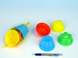 Formičky Bábovky okrúhle priemer 8cm 4ks v sieťke