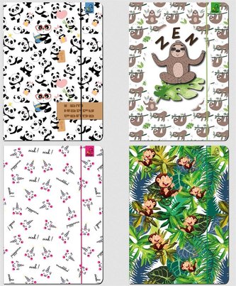 Teczka A4 z gumką BFF Rysunkowe