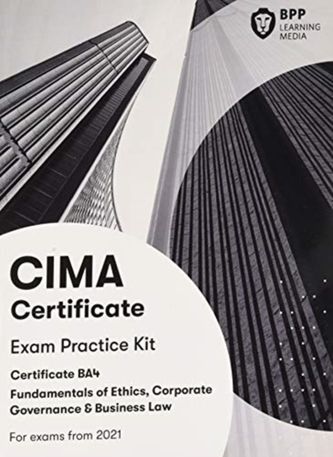 CIMA BA4 Fundamentals of Ethics, Corporate Governance and Business Law