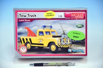 Stavebnica Monti 56 Tow Truck Land Rover 1:35 v krabici 22x15x6cm