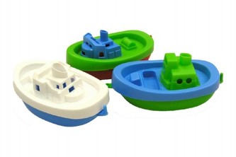 Loď/čln do vody 3ks plast 15cm vo vrecku 3ks 12m+