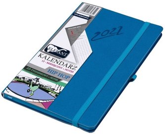 Kalendarz 2022 A5 Tyg. Hip Hop niebieski ELEFANT