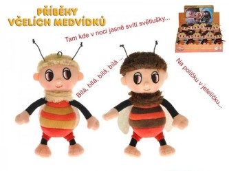 Příběhy včelích medvídků -  Čmelda nebo Brumda plyš 15cm na baterie s písničkami