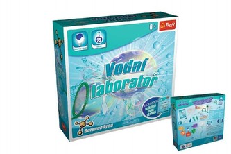 Vodní laboratoř vědecká hra 23 pokusů Science 4 you v krabici 23x22x6cm
