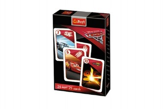 Čierny Peter Autá 3/Cars Disney spoločenská hra v krabičke 6x9cm