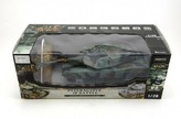 Tank RC plast 33cm M1A2 27MHz na baterie+dobíjecí pack se zvukem a světlem v krabici 40x15x19cm