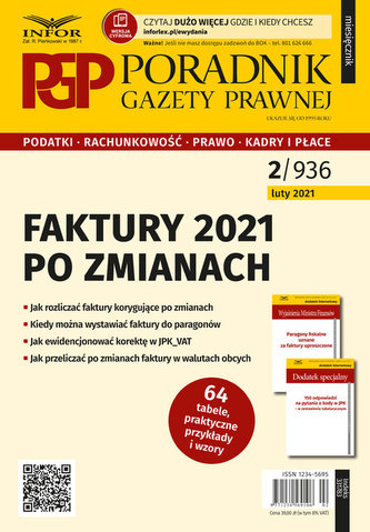 Faktury 2021 po zmianach