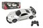 Auto RC šport plast 20cm strieborné na batérie 27MHz v krabici 26x10x12cm