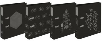 Segregator A4/2R 7cm z dźwignią Clever Silver