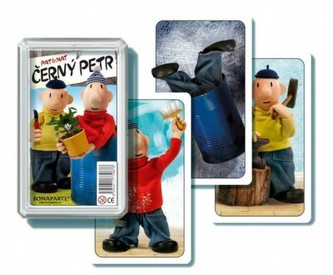 Černý Petr Pat a Mat společenská hra - karty v plastové krabičce 6,5x10,5x2cm