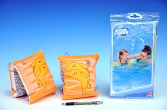 Rukávky nafukovací delfíni 23x15cm asst 2 barvy v sáčku 3-6 let