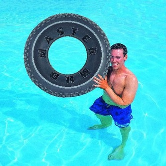 Kruh nafukovacia pneumatika 91cm vo vrecku od 10 rokov