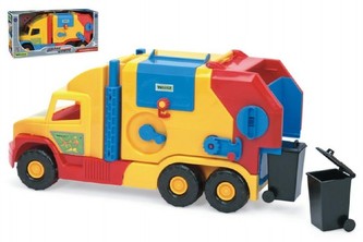 Auto Super Truck popeláři Wader 57cm v krabici