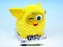 Furby plyš 20cm žlutý na podstavci