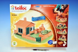Stavebnice Teifoc Domek Raul 280ks v krabici 44x33x11cm