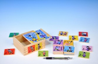 KMS Pexeso ZOU dřevo 28ks v dřevěné krabičce