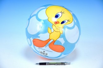 Míč Tweety modrý 23cm v síťce od 10 měsíců