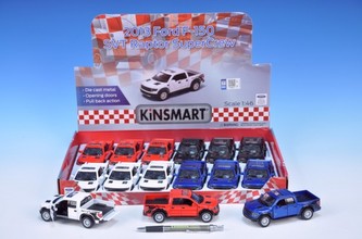 Auto Kinsmart Ford Pick-Up kov 12.5cm na zpětný chod, 4 barvy - 1 kus