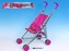 Kočárek Stroller - golfové hole růžový kov 25x37x53cm v sáčku