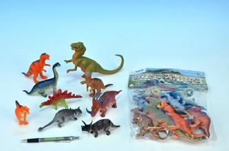 Dinosaurus 10-19cm 9ks v sáčku
