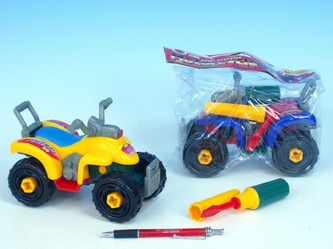 Čtyřkolka šroubovací 19cm v sáčku