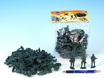 Vojáci sada plast 5cm 48ks