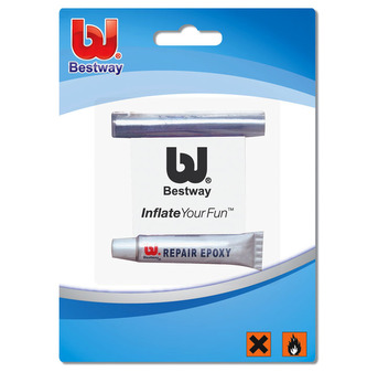 Lepidlo + záplata k nafukovačkám 130cm 25g na kartě