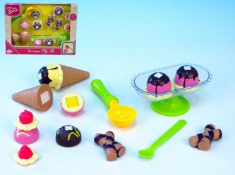 Sada zmrzlina s doplňky krájecí plast 15ks v krabici od 24 měsíců