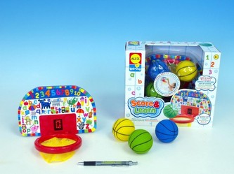 Koš s míčky do vany v krabici