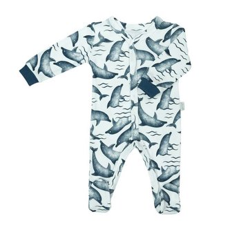 Kojenecký bavlněný overal Nicol Dolphin - velikost 80 (9-12m)