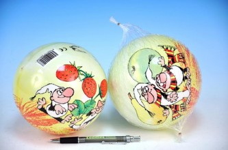 Míč Křemílek a Vochomůrka 14cm v síťce od 10 měsíců